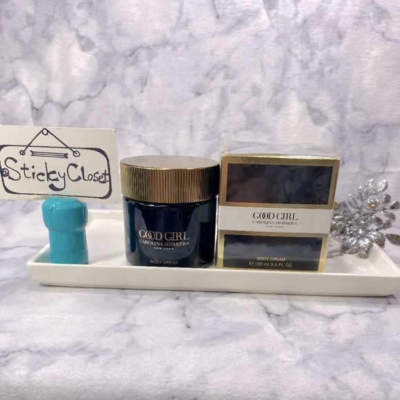 Carolina Herrera Other - Carolina Herrera Good Girl Body Cream Boxed, Amber, Jasmine, NEW - 3.4 oz 100 ml